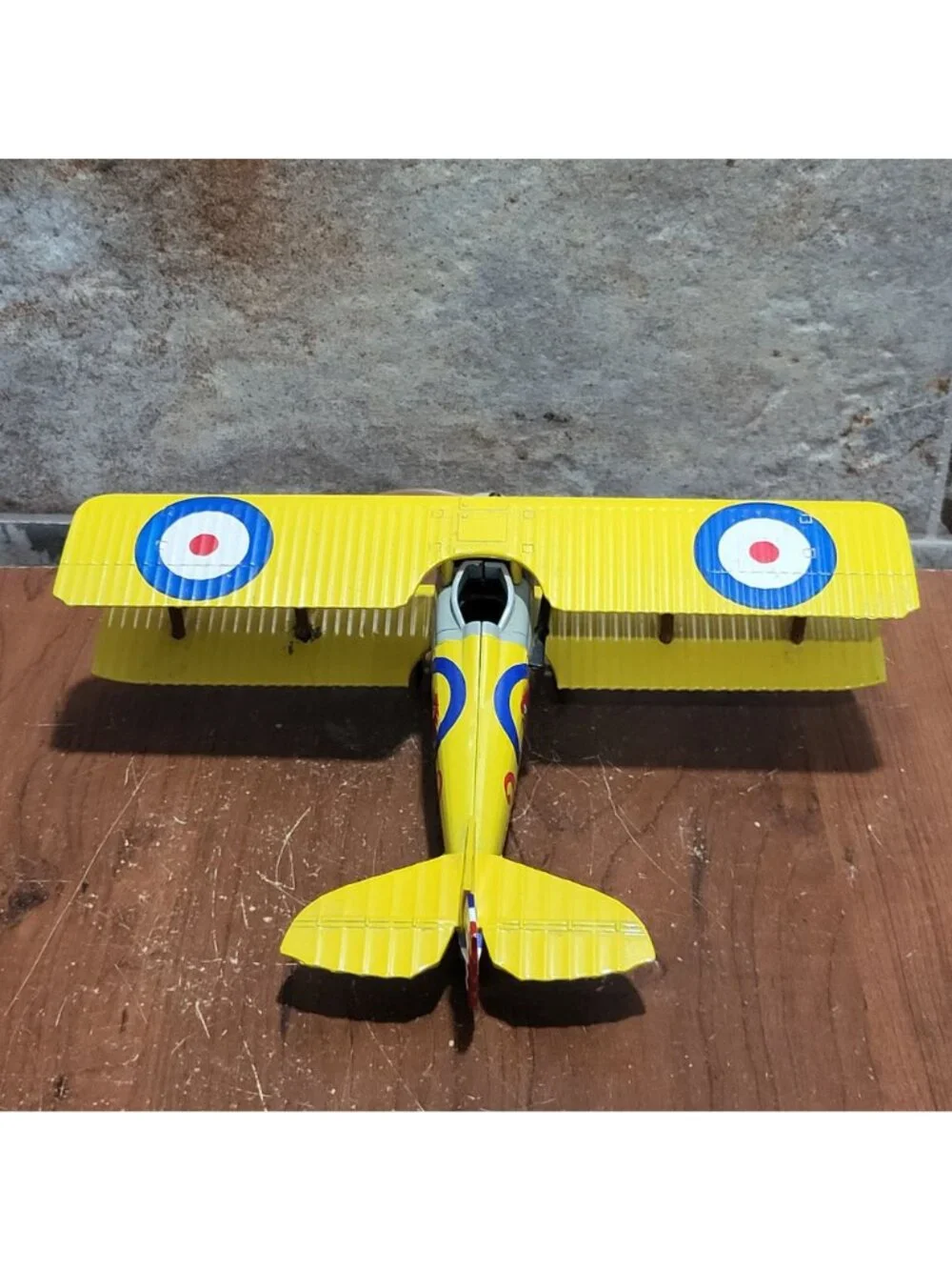 Assembled Airplane Model Kit Spad S VII Biplane Model Kit Rooster Emblem